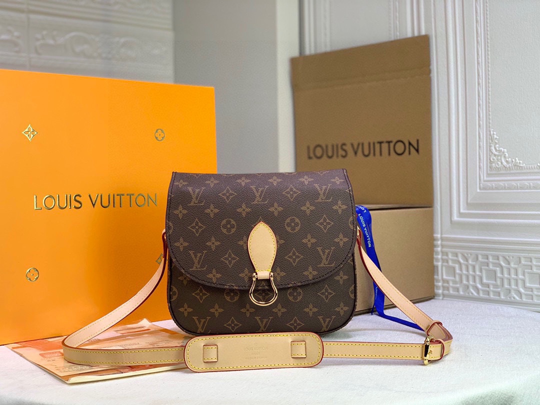Louis Vuitton LV Classic Handbag Premium Canvas Model M12956 Padlock Detail Special Occasion Premium Quality
